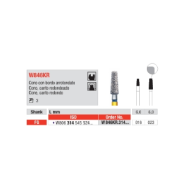 Cono canto redondo W846KR