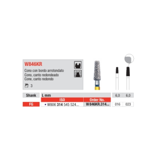 Cono canto redondo W846KR