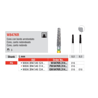 Cono canto redondo W847KR