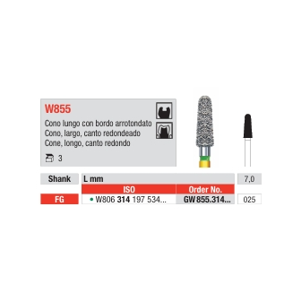 Cono canto redondo W855