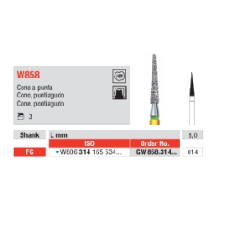 Cono puntiagudo W858