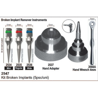 Kit extracción implantes 2547