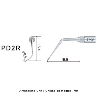 Punta ultrasonido DTE PD2R