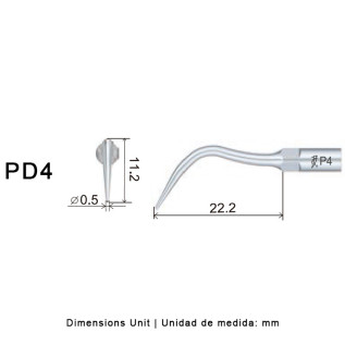 Punta ultrasonido DTE PD4