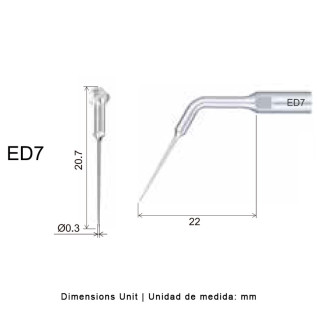 Punta ultrasonido DTE ED7